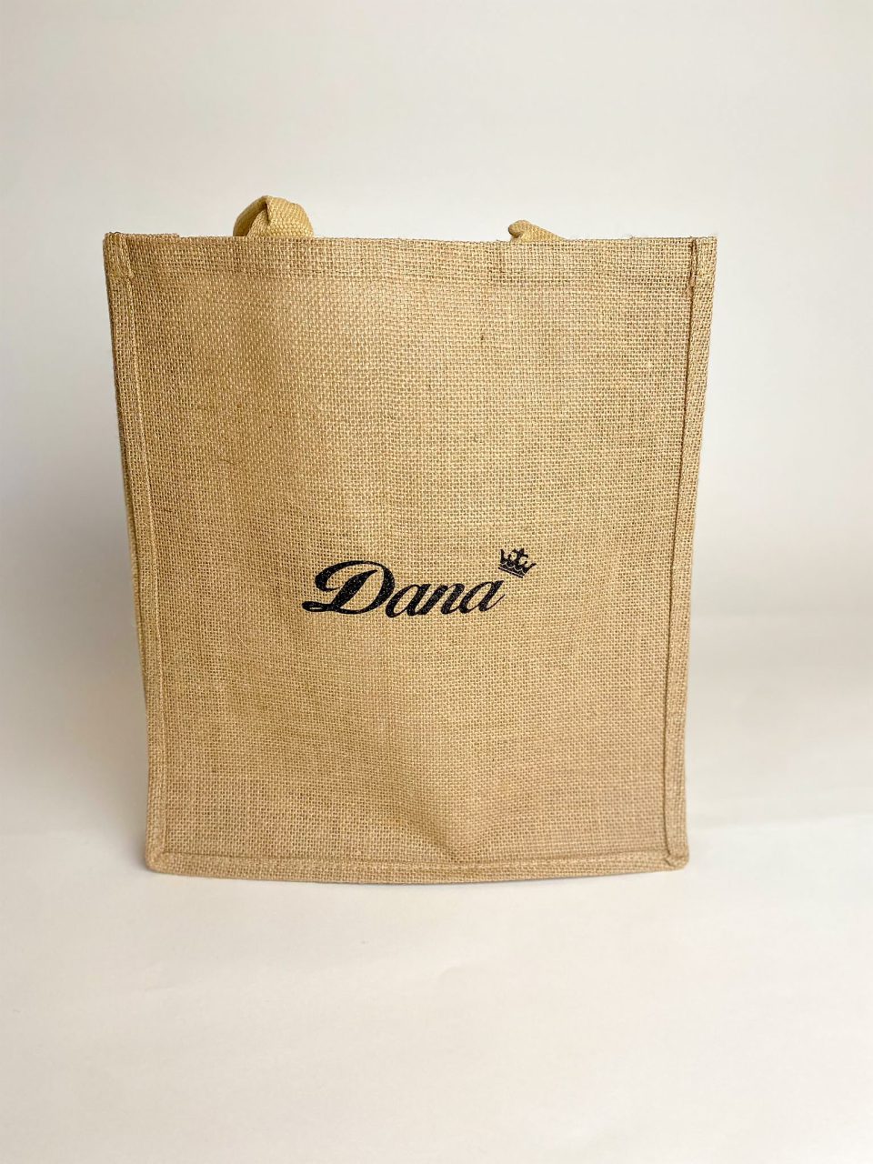 מארז תיק יוטה עם שם אישי